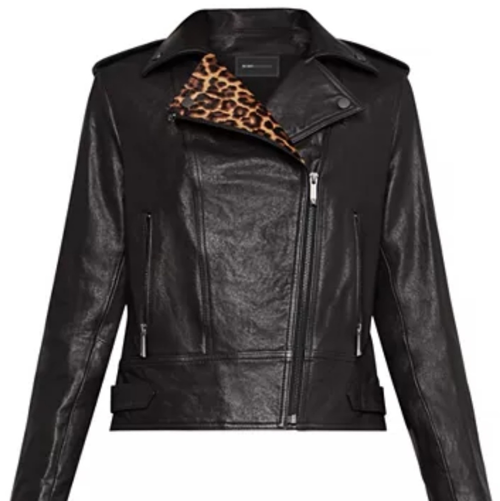 Bcbgmaxazria Leather Moto Jacket